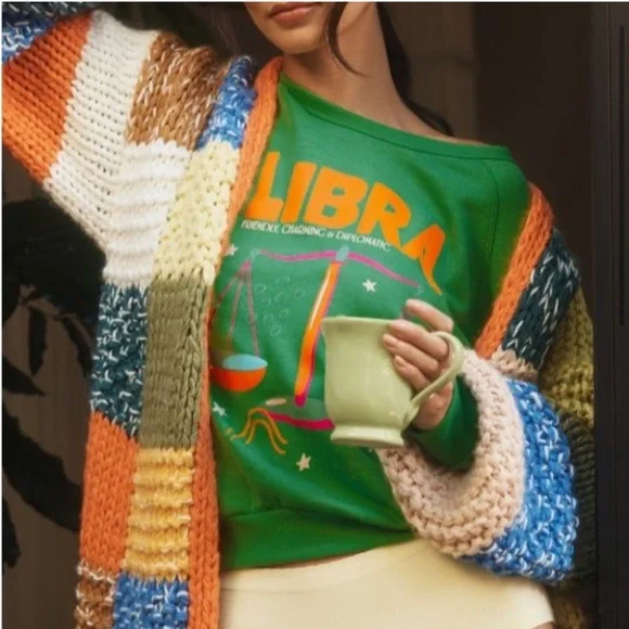 Anthropologie Green Libra Sweater - Picture 3 of 9